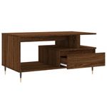 Casa si Gradina - Mobilier - Mese si birouri - Masute de cafea - Masuta de cafea, stejar maro, 90x49x45 cm, lemn prelucrat - Infinity.ro