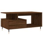 Casa si Gradina - Mobilier - Mese si birouri - Masute de cafea - Masuta de cafea, stejar maro, 90x49x45 cm, lemn prelucrat - Infinity.ro