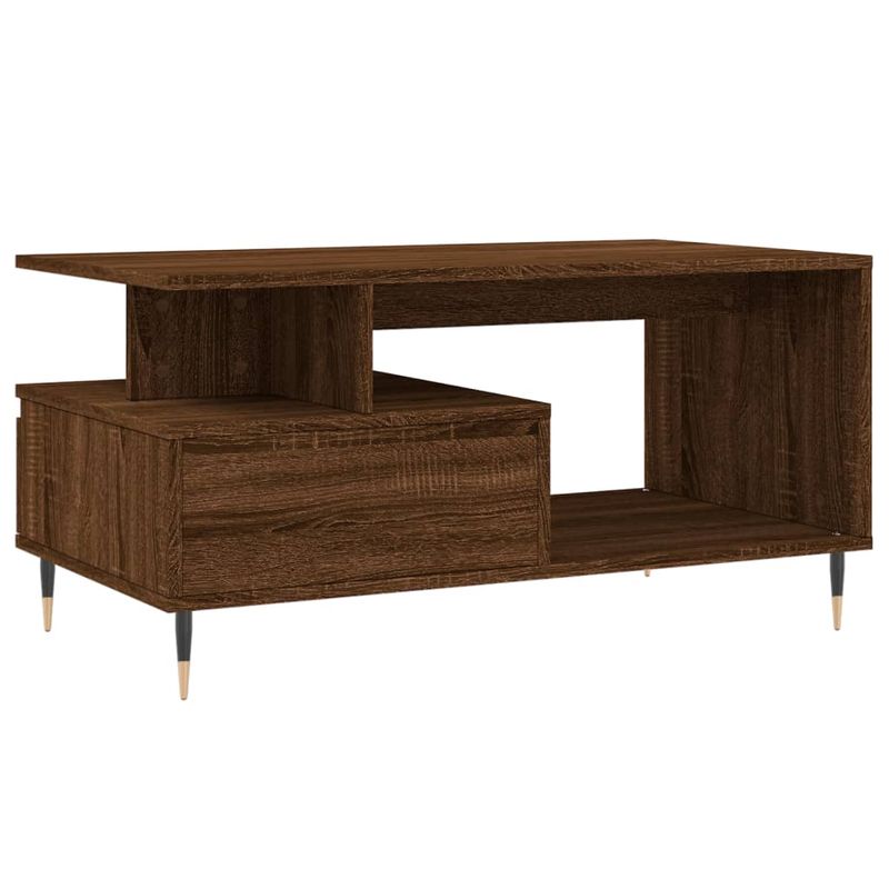 Casa si Gradina - Mobilier - Mese si birouri - Masute de cafea - Masuta de cafea, stejar maro, 90x49x45 cm, lemn prelucrat - Infinity.ro