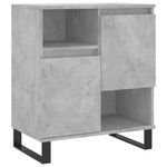 Casa si Gradina - Mobilier - Comode si corpuri - Comode - Servante, 3 piese, gri beton, lemn prelucrat - Infinity.ro