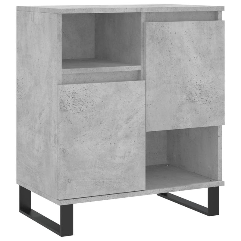 Casa si Gradina - Mobilier - Comode si corpuri - Comode - Servante, 3 piese, gri beton, lemn prelucrat - Infinity.ro