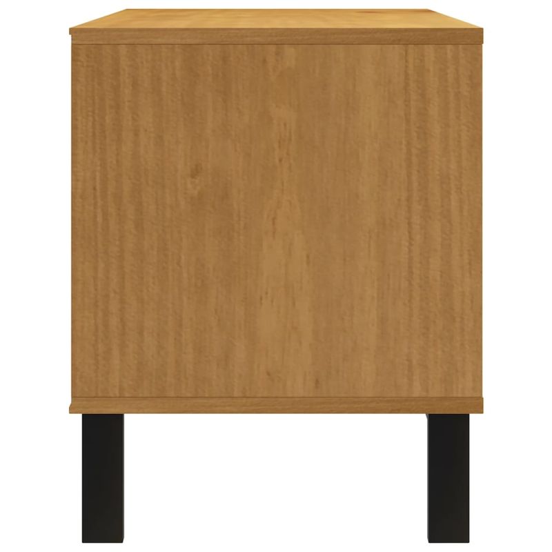Casa si Gradina - Mobilier - Comode si corpuri - Comode - Dulap TV „FLAM” 110x40x50 cm, lemn masiv de pin - Infinity.ro
