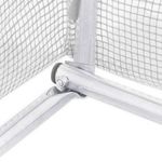 Casa si Gradina - Gradinarit si plante - Sere si solarii - Sera cu cadru din otel, alb, 44 m², 22x2x2 m - Infinity.ro