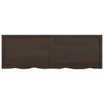 Casa si Gradina - Mobilier - Mobilier baie - Blaturi baie - Blat de baie, maro inchis, 180x60x(2-4) cm, lemn masiv tratat - Infinity.ro