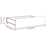 Casa si Gradina - Mobilier - Paturi si accesorii - Accesorii paturi - Tablie de pat Stejar Artizanal 90 cm Lemn compozit - Infinity.ro
