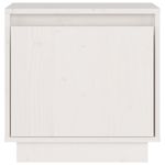 Casa si Gradina - Mobilier - Comode si corpuri - Noptiere - Noptiera, alb, 40x30x40 cm, lemn masiv de pin - Infinity.ro
