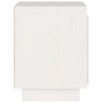 Casa si Gradina - Mobilier - Comode si corpuri - Noptiere - Noptiera, alb, 40x30x40 cm, lemn masiv de pin - Infinity.ro