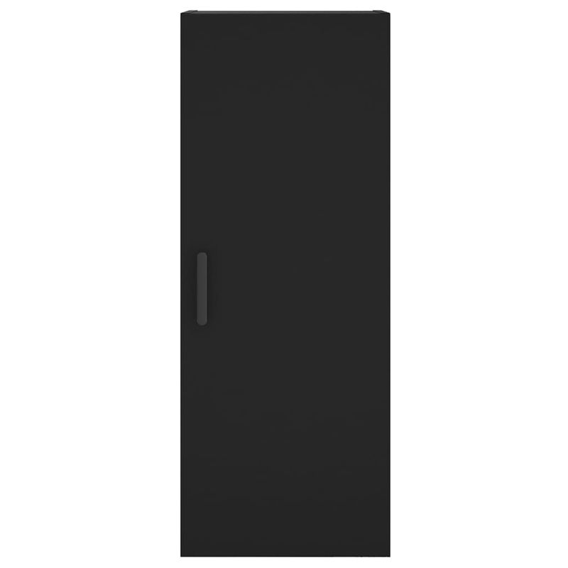 Casa si Gradina - Mobilier - Comode si corpuri - Comode - Dulap inalt, negru, 34,5x34x180 cm, lemn prelucrat - Infinity.ro