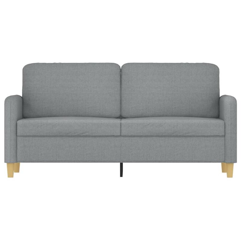 Casa si Gradina - Mobilier - Canapele si coltare - Canapele - Canapea cu 2 locuri, gri deschis, 140 cm, material textil - Infinity.ro