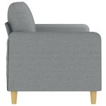 Casa si Gradina - Mobilier - Canapele si coltare - Canapele - Canapea cu 2 locuri, gri deschis, 140 cm, material textil - Infinity.ro