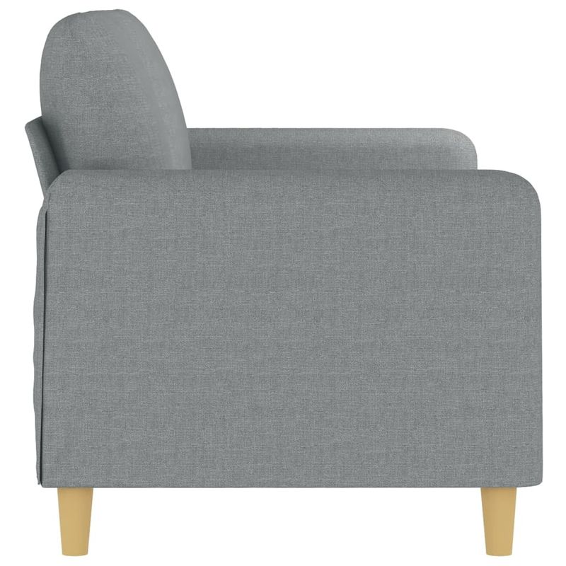 Casa si Gradina - Mobilier - Canapele si coltare - Canapele - Canapea cu 2 locuri, gri deschis, 140 cm, material textil - Infinity.ro