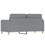 Casa si Gradina - Mobilier - Canapele si coltare - Canapele - Canapea cu 2 locuri, gri deschis, 140 cm, material textil - Infinity.ro