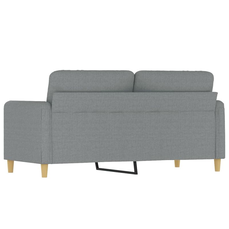 Casa si Gradina - Mobilier - Canapele si coltare - Canapele - Canapea cu 2 locuri, gri deschis, 140 cm, material textil - Infinity.ro