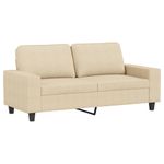 Casa si Gradina - Mobilier - Seturi de mobilier - Seturi living - Set de canapele, 3 piese, crem, material - Infinity.ro