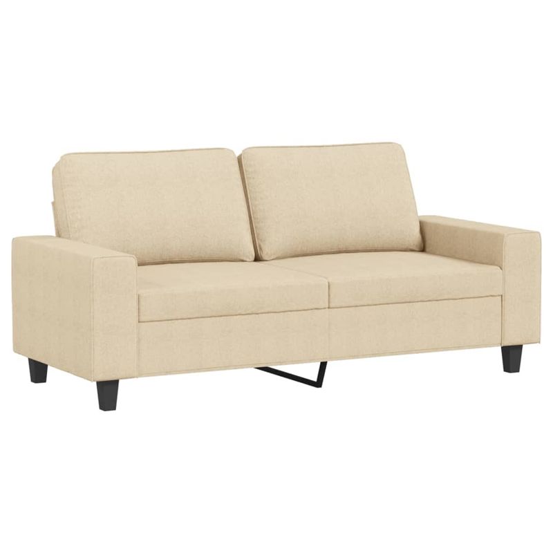 Casa si Gradina - Mobilier - Seturi de mobilier - Seturi living - Set de canapele, 3 piese, crem, material - Infinity.ro