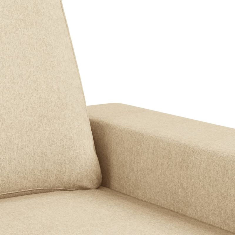 Casa si Gradina - Mobilier - Seturi de mobilier - Seturi living - Set de canapele, 3 piese, crem, material - Infinity.ro