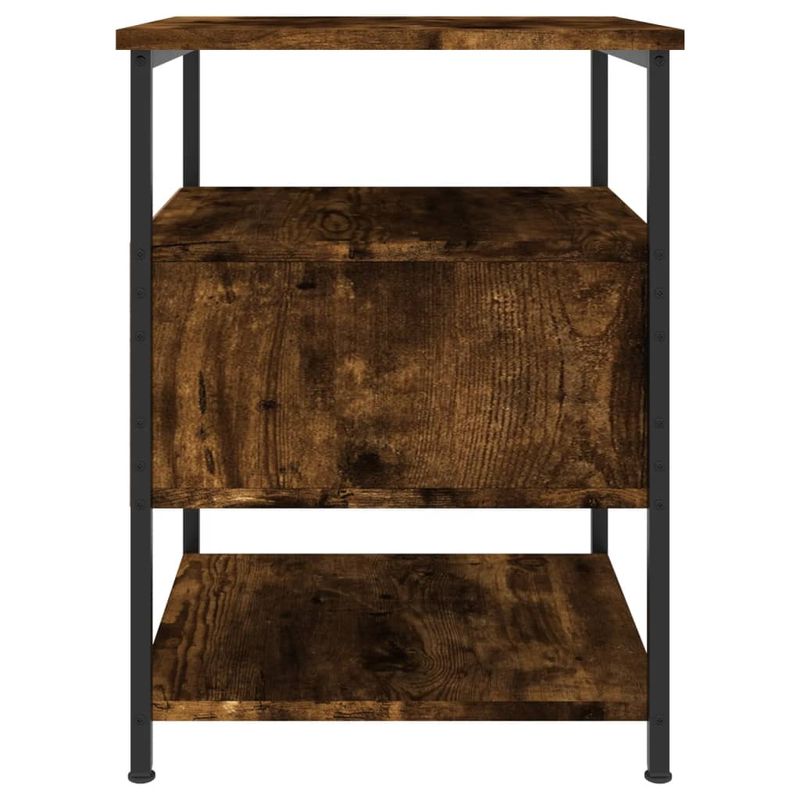 Casa si Gradina - Mobilier - Comode si corpuri - Noptiere - Noptiere, 2 buc., stejar fumuriu, 40x42x56 cm, lemn compozit - Infinity.ro