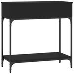 Casa si Gradina - Mobilier - Comode si corpuri - Console - Masa consola, negru, 75x34,5x75 cm, lemn prelucrat - Infinity.ro