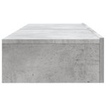 Casa si Gradina - Mobilier - Comode si corpuri - Comode - Comode TV cu lumini LED, 2 buc., gri beton, 60x35x15,5 cm - Infinity.ro