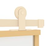 Casa si Gradina - Constructii - Usi interior, exterior si garaj - Usi garaj - Usa glisanta, auriu, 102,5x205 cm, sticla ESG mata si aluminiu - Infinity.ro