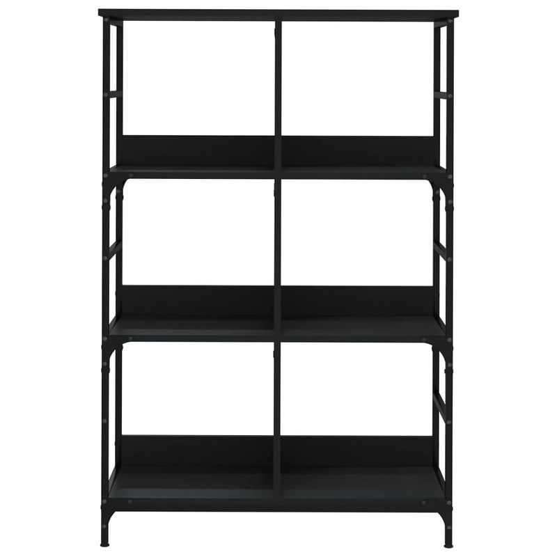 Casa si Gradina - Mobilier - Biblioteci si rafturi - Biblioteci - Biblioteca, negru, 78,5x33x117,5 cm, lemn prelucrat - Infinity.ro
