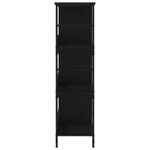 Casa si Gradina - Mobilier - Biblioteci si rafturi - Biblioteci - Biblioteca, negru, 78,5x33x117,5 cm, lemn prelucrat - Infinity.ro