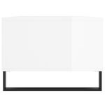 Casa si Gradina - Mobilier - Mese si birouri - Masute de cafea - Masuta de cafea, alb extralucios, 90x50x36,5 cm, lemn compozit - Infinity.ro