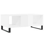 Casa si Gradina - Mobilier - Mese si birouri - Masute de cafea - Masuta de cafea, alb extralucios, 90x50x36,5 cm, lemn compozit - Infinity.ro
