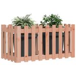 Casa si Gradina - Gradinarit si plante - Plante si ghivece - Ghivece si suporturi - Pat inaltat gradina design gard 100x50x70 cm lemn impregnat pin, douglas natural - Infinity.ro