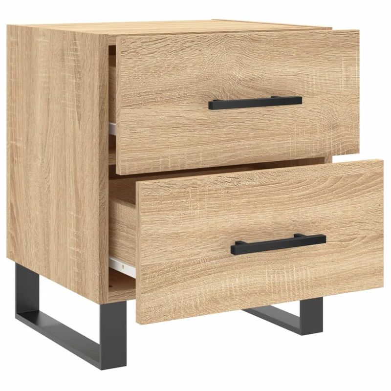 Casa si Gradina - Mobilier - Comode si corpuri - Noptiere - Noptiere, 2 buc., stejar sonoma, 40x35x47,5 cm, lemn compozit - Infinity.ro