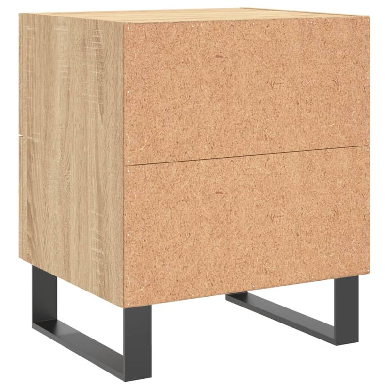 Casa si Gradina - Mobilier - Comode si corpuri - Noptiere - Noptiere, 2 buc., stejar sonoma, 40x35x47,5 cm, lemn compozit - Infinity.ro