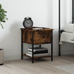Casa si Gradina - Mobilier - Comode si corpuri - Noptiere - Noptiera, stejar fumuriu, 34x35,5x45 cm, lemn compozit - Infinity.ro