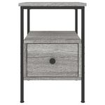 Casa si Gradina - Mobilier - Comode si corpuri - Noptiere - Noptiera, gri sonoma, 34x36x50 cm, lemn compozit - Infinity.ro