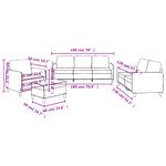 Casa si Gradina - Mobilier - Seturi de mobilier - Seturi living - Set de canapele cu perne, 4 piese, negru, textil - Infinity.ro