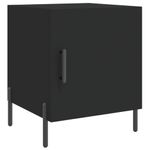 Casa si Gradina - Mobilier - Comode si corpuri - Noptiere - Noptiere, 2 buc., negru, 40x40x50 cm, lemn compozit - Infinity.ro