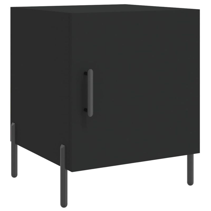 Casa si Gradina - Mobilier - Comode si corpuri - Noptiere - Noptiere, 2 buc., negru, 40x40x50 cm, lemn compozit - Infinity.ro