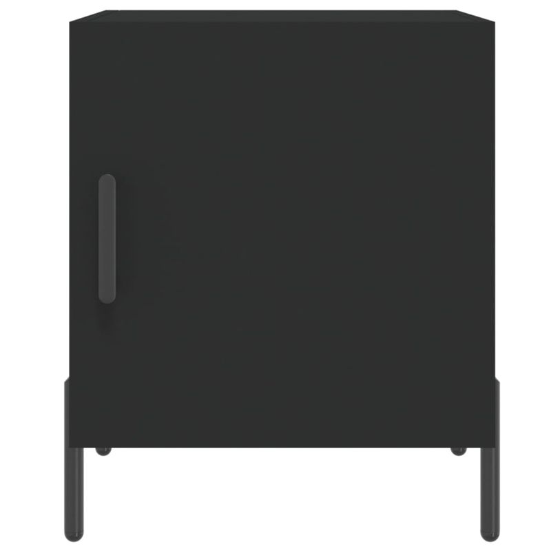 Casa si Gradina - Mobilier - Comode si corpuri - Noptiere - Noptiere, 2 buc., negru, 40x40x50 cm, lemn compozit - Infinity.ro
