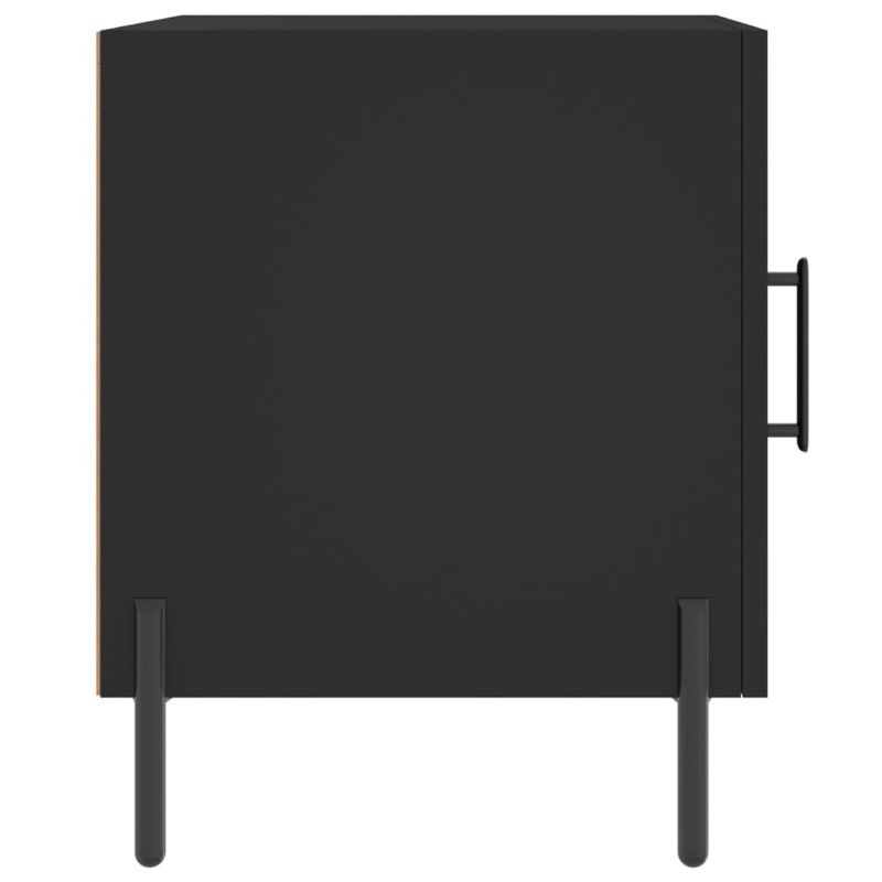 Casa si Gradina - Mobilier - Comode si corpuri - Noptiere - Noptiere, 2 buc., negru, 40x40x50 cm, lemn compozit - Infinity.ro