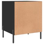 Casa si Gradina - Mobilier - Comode si corpuri - Noptiere - Noptiere, 2 buc., negru, 40x40x50 cm, lemn compozit - Infinity.ro