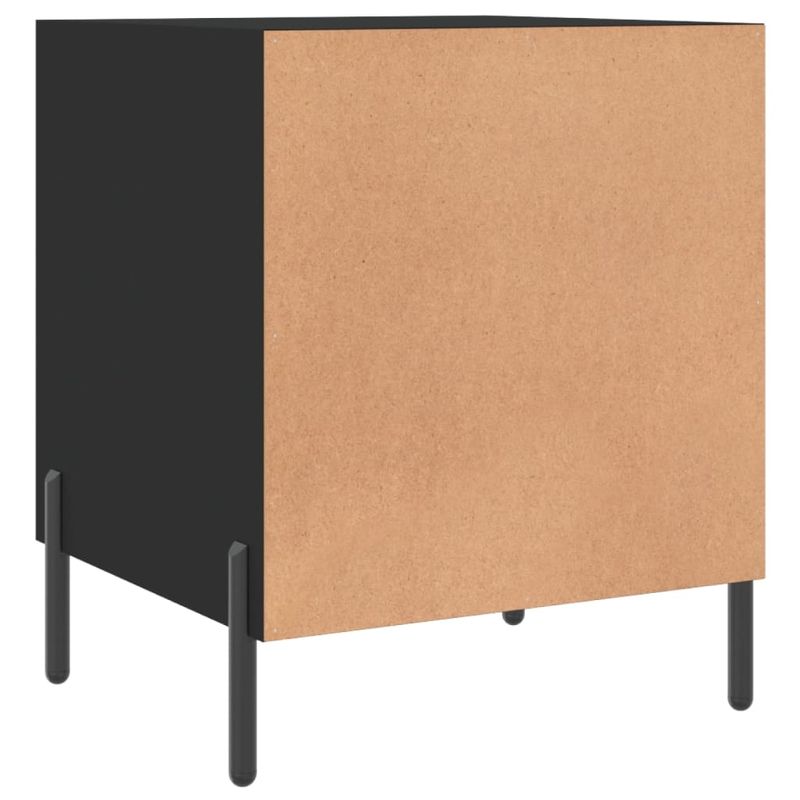Casa si Gradina - Mobilier - Comode si corpuri - Noptiere - Noptiere, 2 buc., negru, 40x40x50 cm, lemn compozit - Infinity.ro