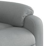 Casa si Gradina - Mobilier - Scaune si fotolii - Fotolii - Fotoliu rabatabil, gri deschis, material textil - Infinity.ro