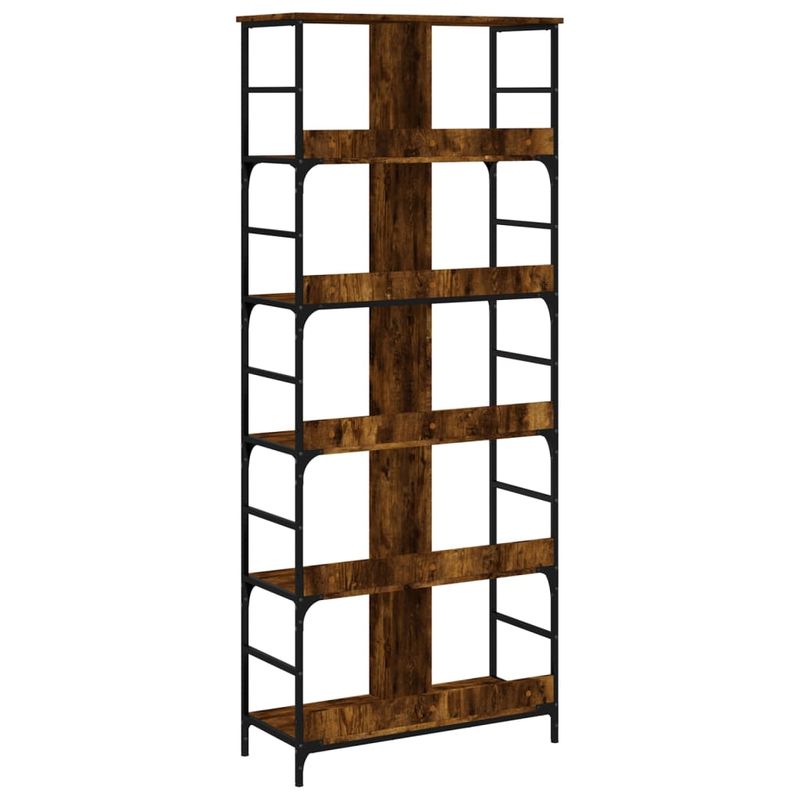 Casa si Gradina - Mobilier - Biblioteci si rafturi - Biblioteci - Biblioteca, stejar fumuriu, 78,5x33x188,5 cm, lemn prelucrat - Infinity.ro