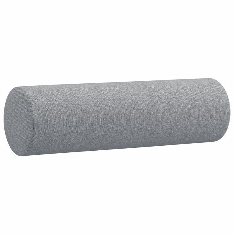 Casa si Gradina - Mobilier - Canapele si coltare - Canapele - Canapea cu 3 locuri cu pernute, gri deschis, 180 cm, textil - Infinity.ro