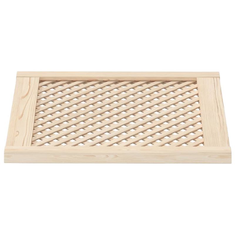 Casa si Gradina - Mobilier - Dulapuri si sifoniere - Dulapuri - Usi de dulap cu zabrele 2 buc. 59,5x61,5 cm, lemn masiv de pin - Infinity.ro