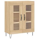 Casa si Gradina - Mobilier - Comode si corpuri - Comode - Dulap inalt, stejar sonoma, 69,5x34x180 cm, lemn compozit - Infinity.ro