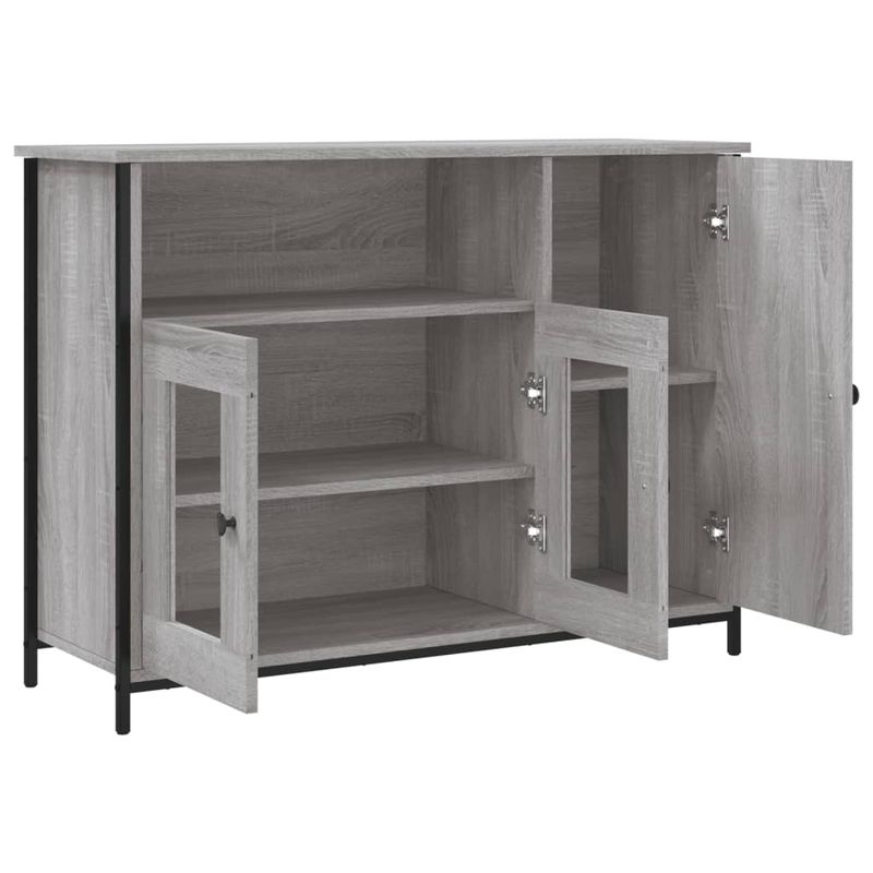 Casa si Gradina - Mobilier - Comode si corpuri - Comode - Servanta, gri sonoma, 100x35x75 cm, lemn compozit - Infinity.ro
