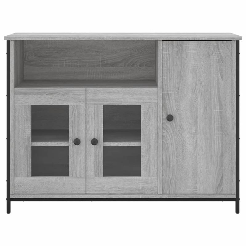 Casa si Gradina - Mobilier - Comode si corpuri - Comode - Servanta, gri sonoma, 100x35x75 cm, lemn compozit - Infinity.ro