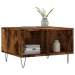 Casa si Gradina - Mobilier - Mese si birouri - Masute de cafea - Masuta de cafea, stejar fumuriu, 60x50x36,5 cm, lemn compozit - Infinity.ro