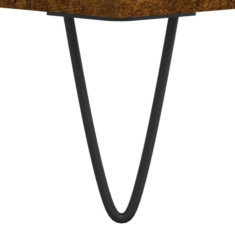Casa si Gradina - Mobilier - Mese si birouri - Masute de cafea - Masuta de cafea, stejar fumuriu, 60x50x36,5 cm, lemn compozit - Infinity.ro