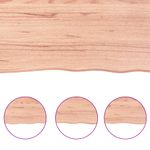 Casa si Gradina - Mobilier - Mobilier baie - Blaturi baie - Blat de baie, maro deschis, 180x50x(2-4) cm, lemn masiv tratat - Infinity.ro